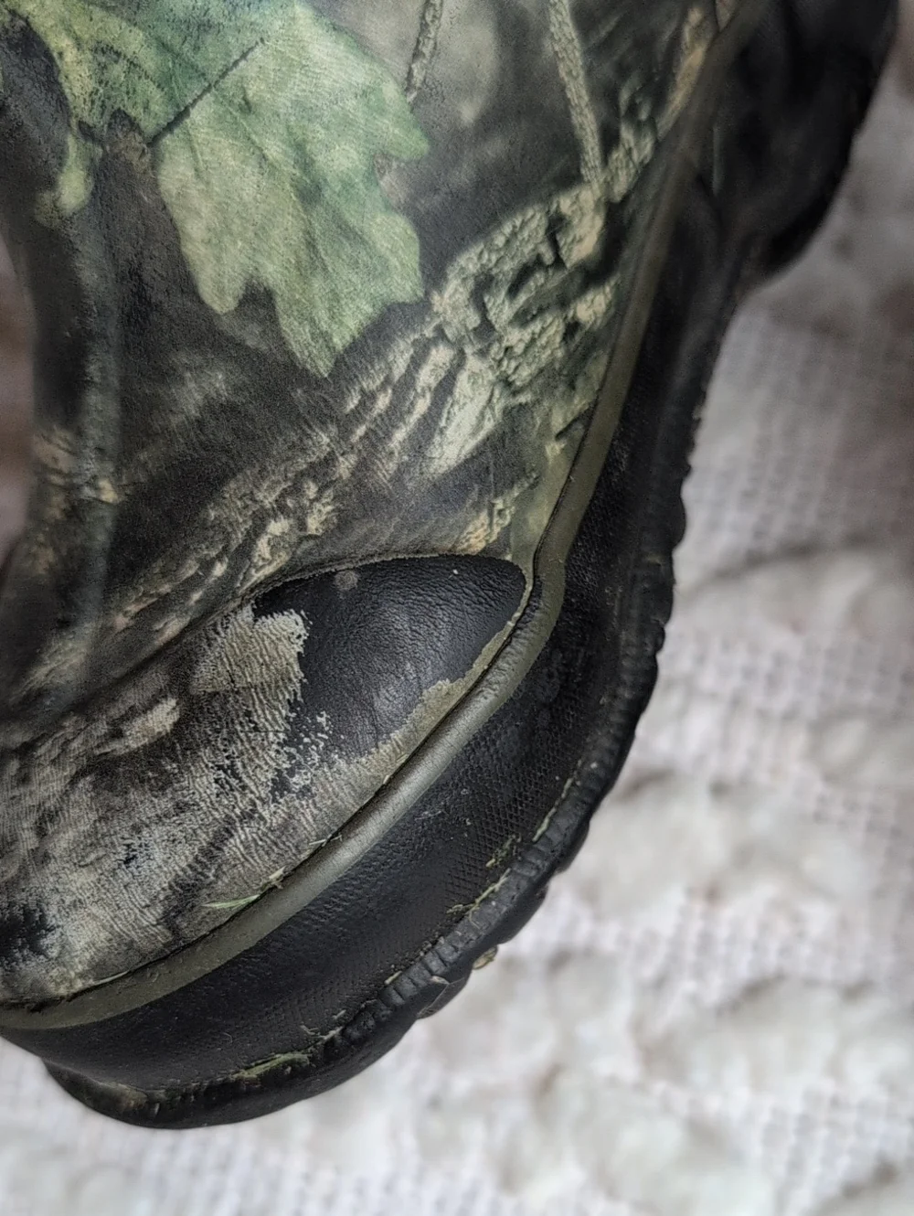 Bogs Boys Girls Camo Hunting Winter Snow Neoprene Rain Boots Insulated Size 8